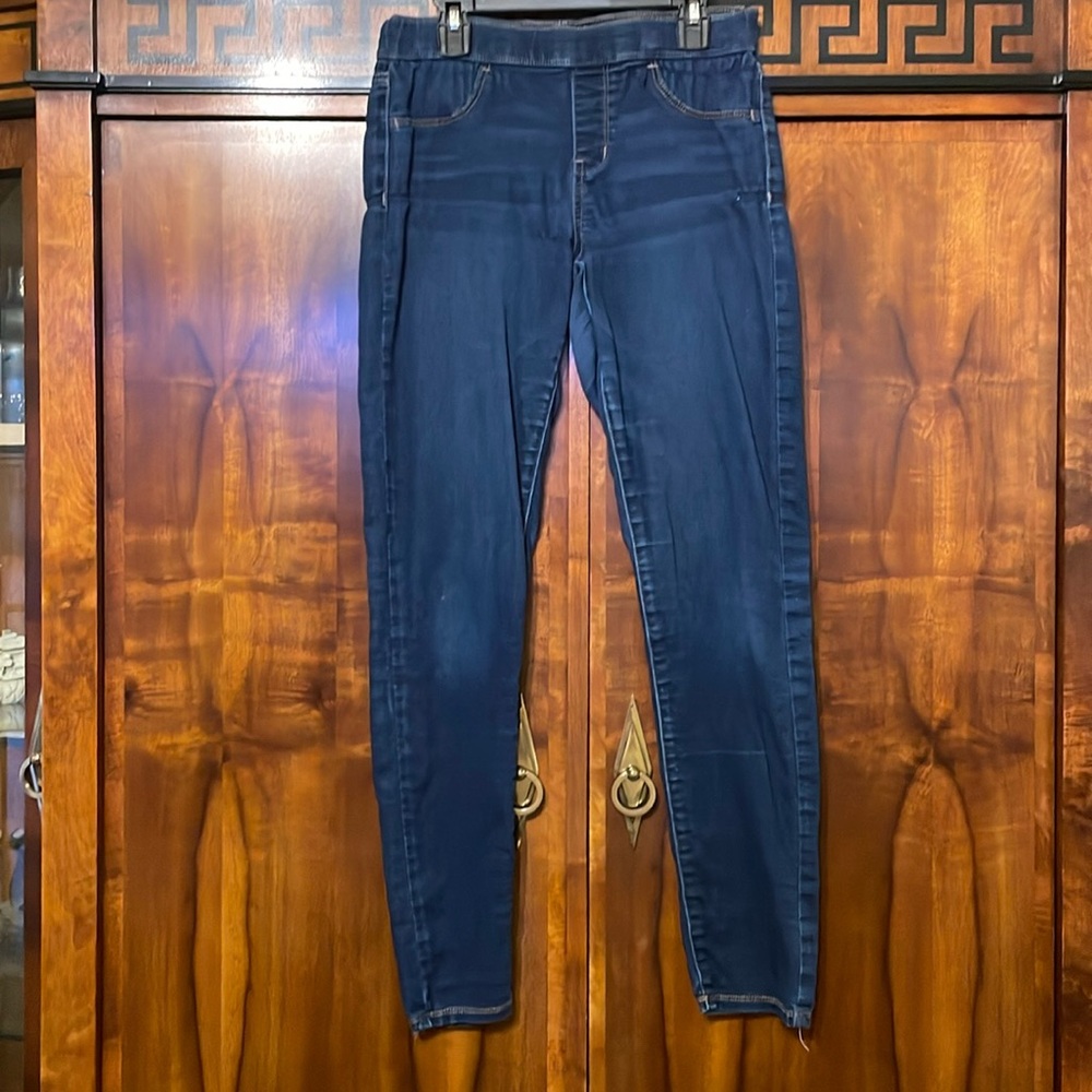 SO Girls Blue Jeans Size 16 Dark Wash Junior Slim Straight Pre-Owned Good shape